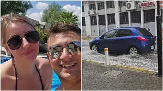 Sunny☀️to Flooded⛈️ in Cyprus