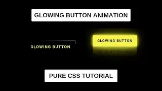 Glowing Button On Hover CSS Animation Tutorial | CSS Effects