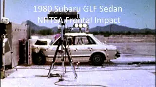 1979-1984 Subaru GL / GLF / Leone NHTSA Frontal Impact