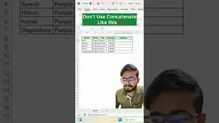 Don't Use Concatenate in Excel‼️Instead Use Amazing Trick 