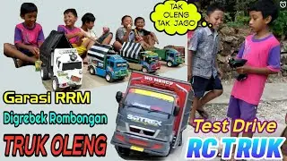 GARASI RRM DIGREBEK ROMBONGAN TRUK OLENG, LANGSUNG COBA TEST  DRIVE RC TRUKNYA