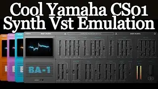 New Yamaha CS01 Synth VST Plugin Emulation by Baby Audio - BA-1 - Quick Demo & Review