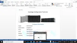 Synology Configuration and Network Design