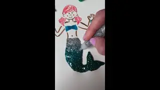 Glitter Glue Mermaid 