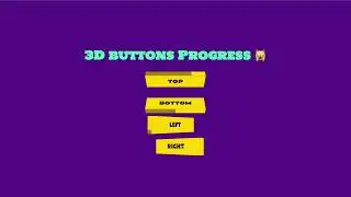 3️⃣D CSS Button progress 🧭 effect - Пошаговое руководство 🏃🏼