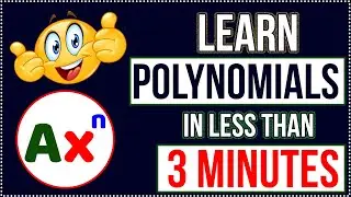 Learn Monomial & Polynomials In Less Than Three Minutes | #Mospor