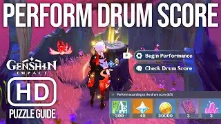 Perform according to the drum score (0/5) Puzzle Guide - Genshin Impact 3.6