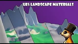 Build an Auto material for your UE5 Landscape!