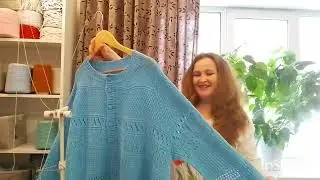 Вязальный влог. Много плечевых изделий! Воротничок / повязка / кукла.