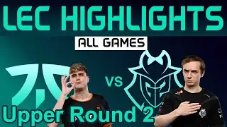 FNC vs G2 Highlights ALL GAMES R2 LEC Upper 2024 Fnatic vs G2 Esports by Onivia