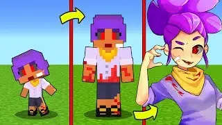 КАК МЕНЯЛАСЬ БРАВЛЕР ШЕЛЛИ EXE И ЕЕ ЖИЗНЕННЫЙ ЦИКЛ В МАЙНКРАФТ! ЭВОЛЮЦИЯ MINECRAFT BRAWL STARS EXE