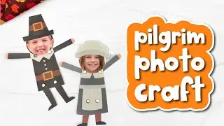 Pilgrim Photo Craft For Kids