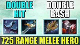 Insane 725 Attack Range Melee Hero [Slardar Bash + Basher] Dota 2 Ability Draft