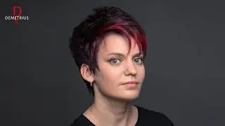 PIXIE CUT | WOMEN'S CUT FOR SHORT HAIR | DEMETRIUS TECHNIQUE | ENG SUBS