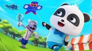 Kiki Flying A Kite | Super Rescue Team Cartoon Collection | Kids Cartoon | BabyBus TV