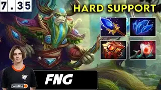 Fng Nature Prophet Hard Support - Dota 2 Patch 7.35 Pro Pub Gameplay