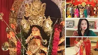 Durga Puja Vlog:Durga Puja Celebration in Dallas,Texas(Antorik & DFW Bengali Association)I Sweta DAS