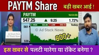 PAYTM share news today | Paytm share latest news | Paytm share news