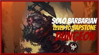 Diablo 4 Level 70 Capstone Dungeon Solo in under 1 minute!! #barbarian #doubleswing #winning