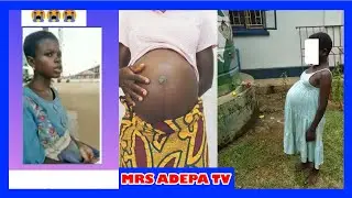 So Sad..13 years old girl 6 months pregnant and sell pure water roadside😢😢😢