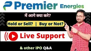 🔴 Live Support on Premier Energies IPO Listing | Premier Energies IPO Hold or Sell ? | Ola Share