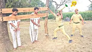 Police vs Satir Kadi Part-3 ll Funny Entertainment Silant Story video 2024 ll
