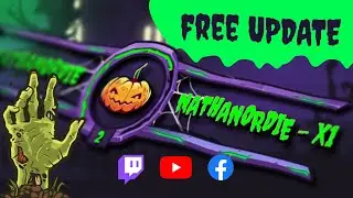 Halloween Overlay and Alerts Stream Package - Now with MORE Widgets | Twitch Youtube & Facebook