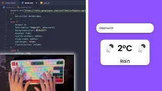 ASMR Programming - Weather App with JavaScript | No Talking