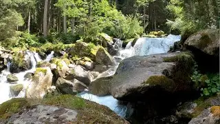 Water Flowing On The Rocks