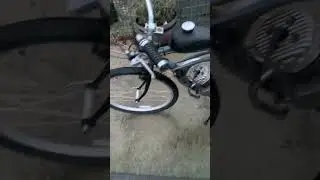 Motorized bike new muffler