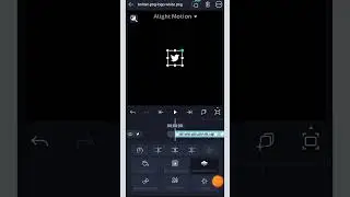 Alight Motion App | Logo Animation on Mobile 