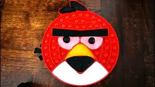 Real Angry Pop it Bird, fast vs slow pop it fidget training