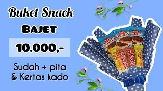 Cara membuat buket Snack yang murah & mudah
