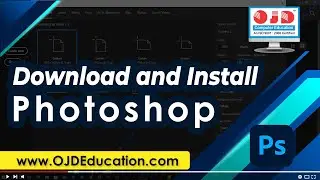 How to download and install photoshop 2022 in windows 10(Hindi) | OJD Computer Education | #youtube