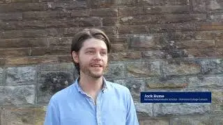 *Where could a Ramsay Postgraduate Scholarship take you? 2021 Scholar Jack Hume