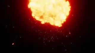 [4K] Fire Explosions Transitions Overlay