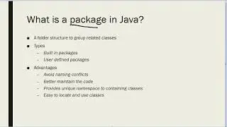 Java Package