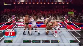 WWE 2k 24 royal rumble match ￼