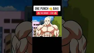 Saitama trained Baki as One Punch Man | one punch baki vs yujiro hanma 