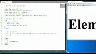 CSS3 Tutorial #2: CSS3 Text Shadow Property (CSS3 Text Module)