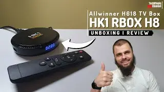 HK1 RBOX H8 Unboxing I Review I Android TV Play Store I Allwinner H618 I 4K YouTube I Gaming test