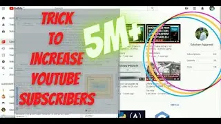 Trick to increase YouTube subscribers ||  funny trick || 5M Subscribers 2020 | Developer tool