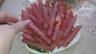 Влог.Вяленый окорок из свиного антрекота.