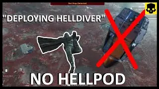 HELLDIVERS 2 Falling From Orbit Without A Pod