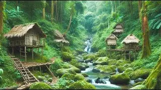 START to FINISH Alone Building A Simple Sawmill to Build a Log Cabin, Survival in Forest [TIMELAPSE]