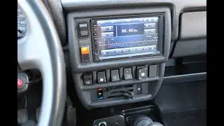 Панель Нива под магнитолу 2DIN, адаптер