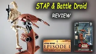 STAP & Battle Droid (Star Wars Black Series - REVIEW