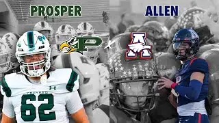 #9 Allen vs #15 Prosper BLUEBLOODS DISTRICT CHAMPIONSHIP ON THE LINE 2024 Texas High School Football