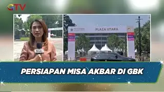 Persiapan Stadion Utama Gelora Bung Karno Jelang  Misa Akbar Paus Fransiskus - BIP 04/09