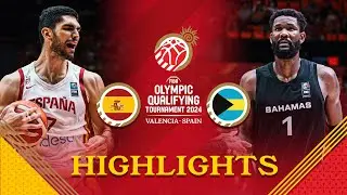 Final: Spain 🇪🇸 vs Bahamas 🇧🇸 | Highlights | FIBA OQT 2024 Spain